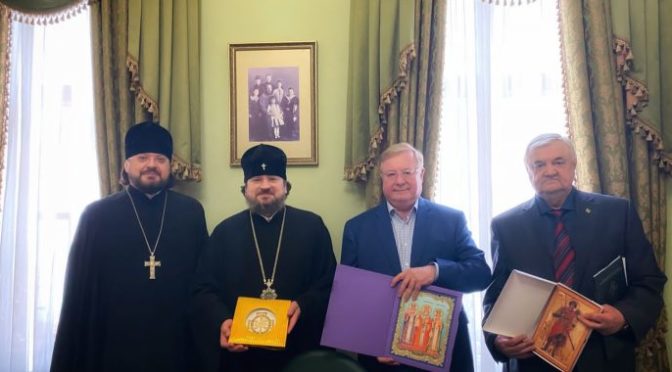 Архиепископ Роман встретился с председателем Императорского Православного Палестинского общества